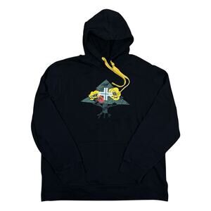 LRG Lifted Research Group Tree Logo Graphic Pullover Hoodie Size Large Y2K